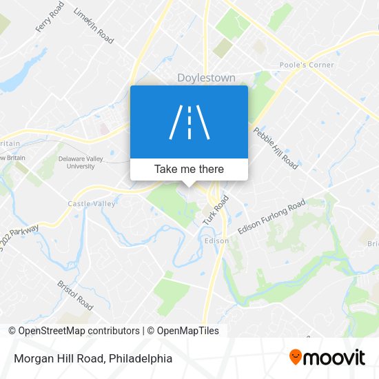 Morgan Hill Road map