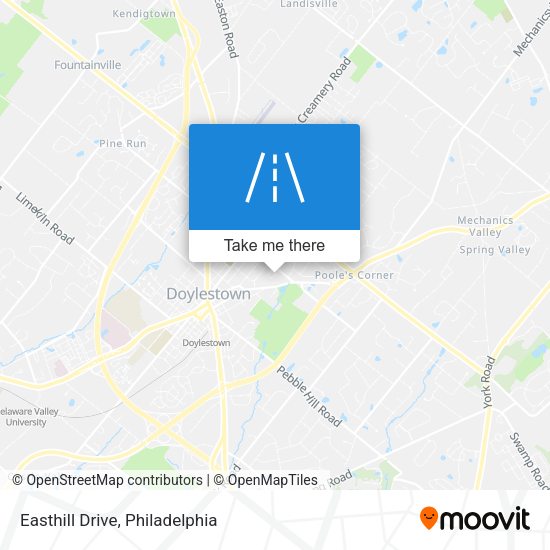 Easthill Drive map