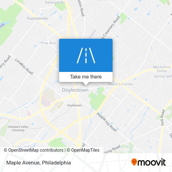 Mapa de Maple Avenue
