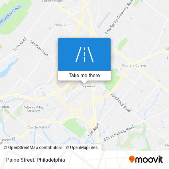 Mapa de Paine Street