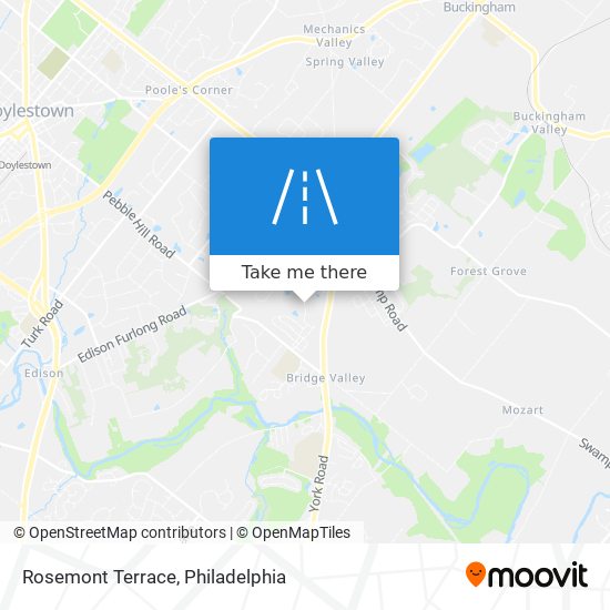 Rosemont Terrace map