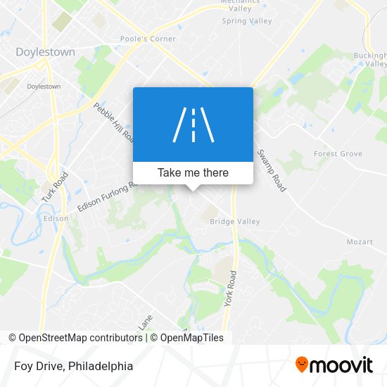 Mapa de Foy Drive