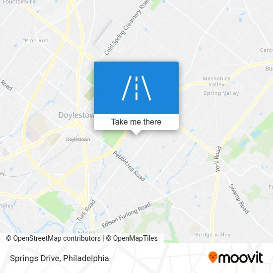 Springs Drive map