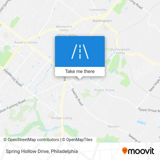 Spring Hollow Drive map
