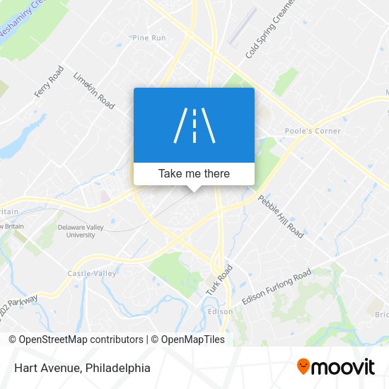 Mapa de Hart Avenue