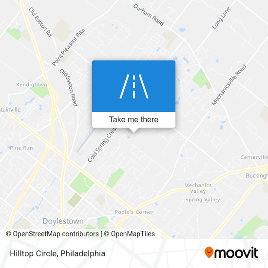 Hilltop Circle map