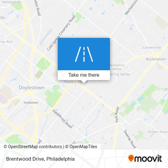 Mapa de Brentwood Drive