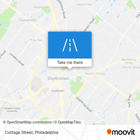 Cottage Street map