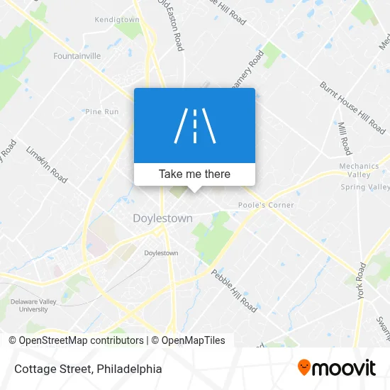 Cottage Street map