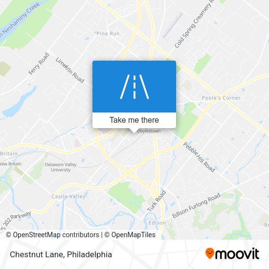 Mapa de Chestnut Lane
