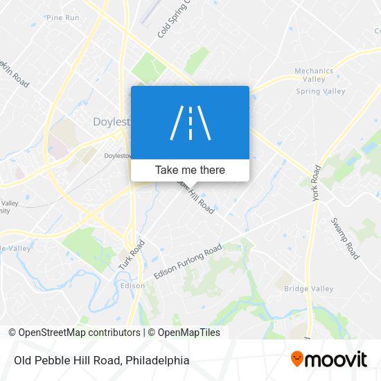 Old Pebble Hill Road map