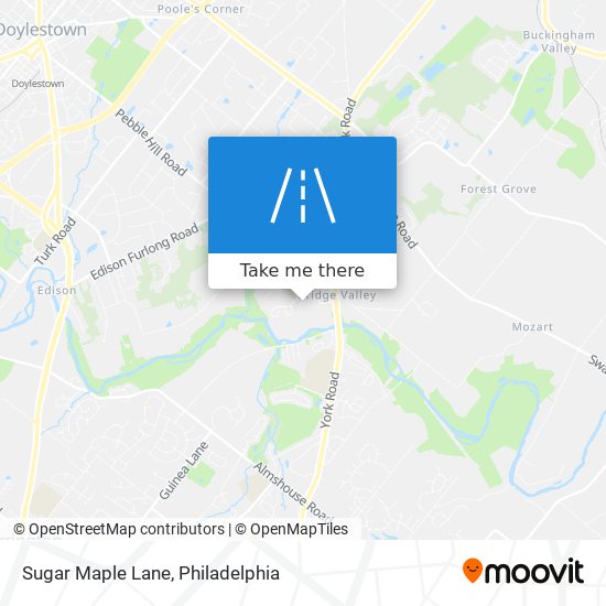 Sugar Maple Lane map
