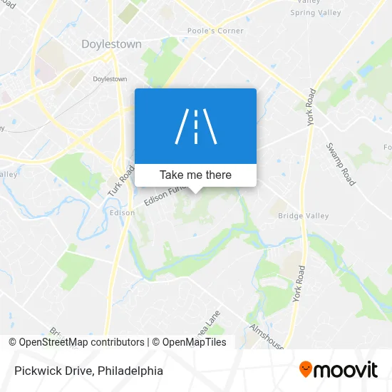 Pickwick Drive map