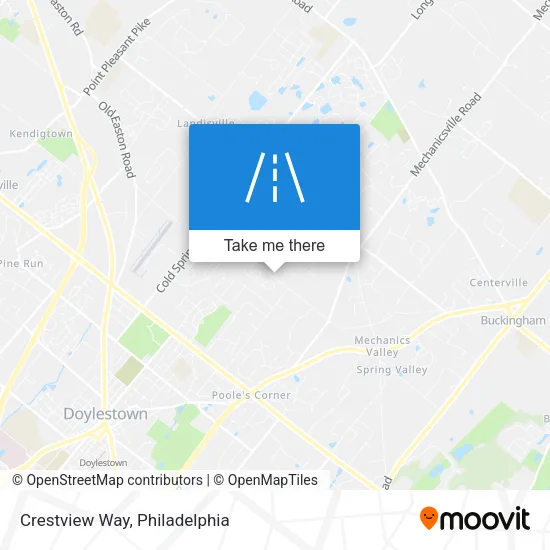 Crestview Way map