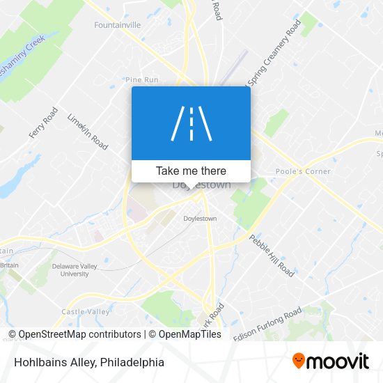 Mapa de Hohlbains Alley