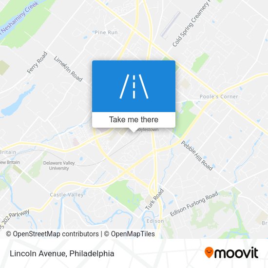 Lincoln Avenue map
