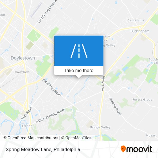 Spring Meadow Lane map