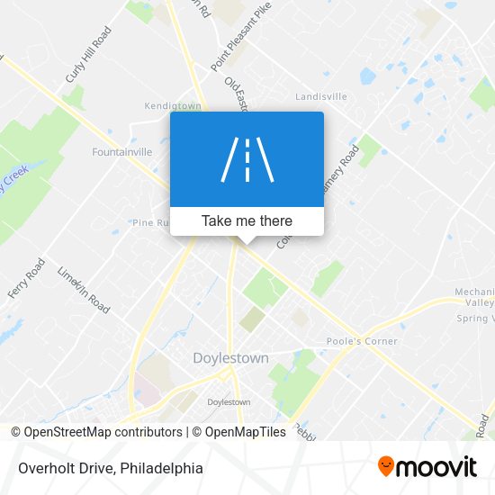 Overholt Drive map