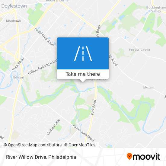 River Willow Drive map