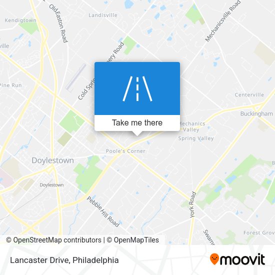 Lancaster Drive map
