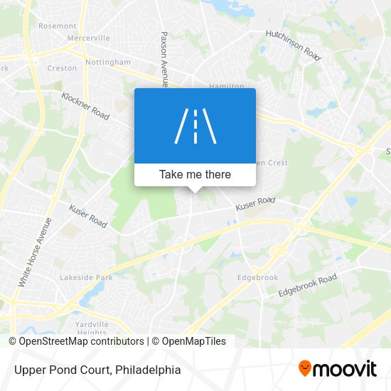 Upper Pond Court map