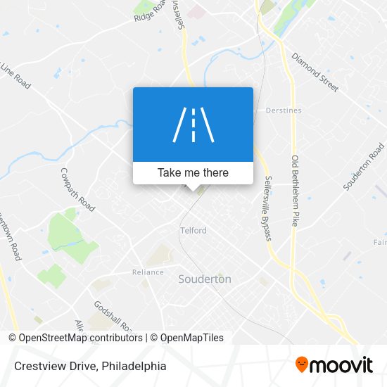Mapa de Crestview Drive