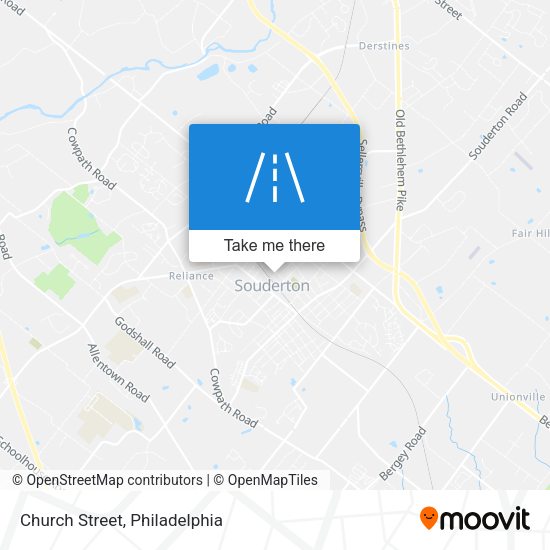 Mapa de Church Street