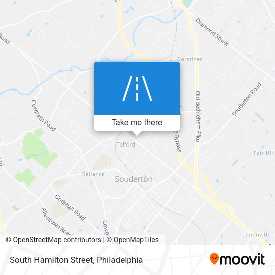 South Hamilton Street map