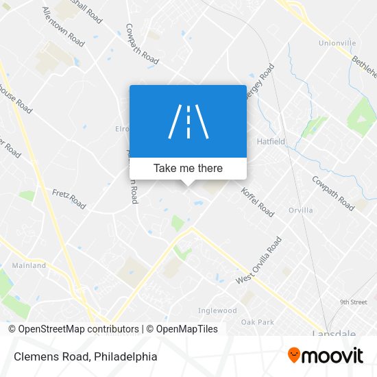 Mapa de Clemens Road