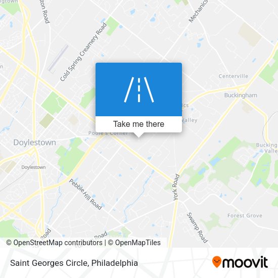 Saint Georges Circle map
