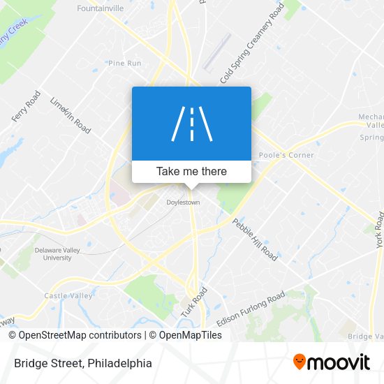 Mapa de Bridge Street