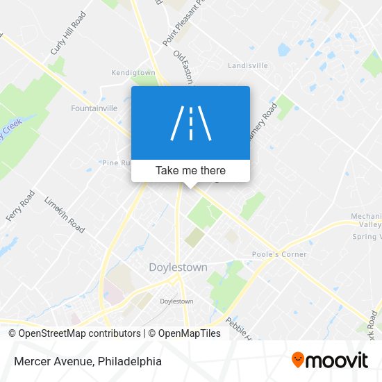 Mercer Avenue map