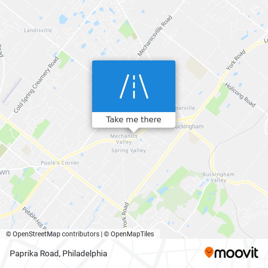 Mapa de Paprika Road
