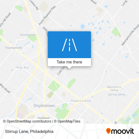 Mapa de Stirrup Lane