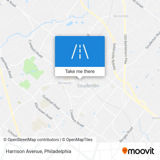 Mapa de Harrison Avenue