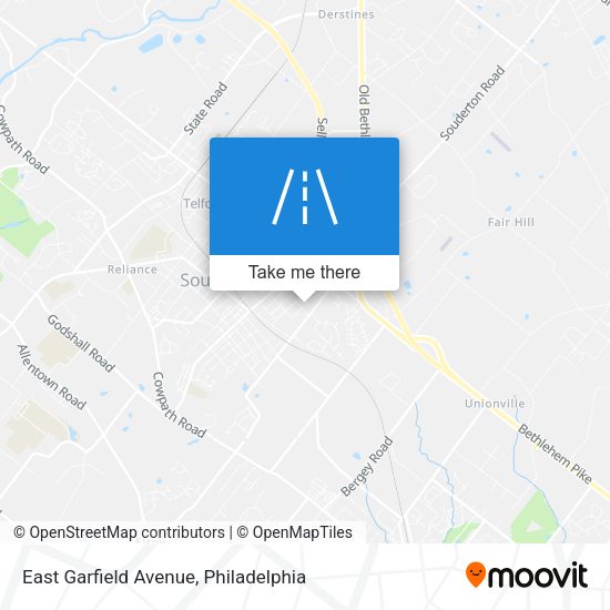 Mapa de East Garfield Avenue