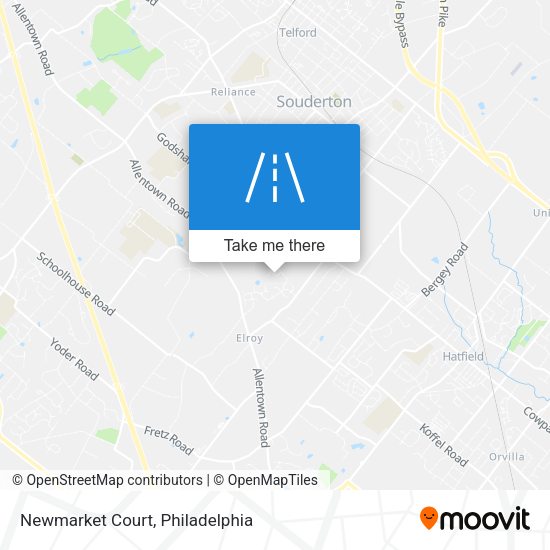 Mapa de Newmarket Court