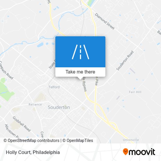 Mapa de Holly Court