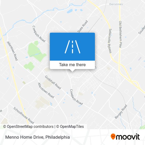 Menno Home Drive map