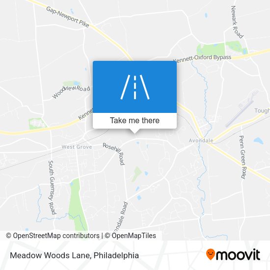 Mapa de Meadow Woods Lane
