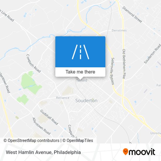 Mapa de West Hamlin Avenue