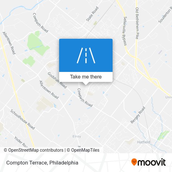 Mapa de Compton Terrace