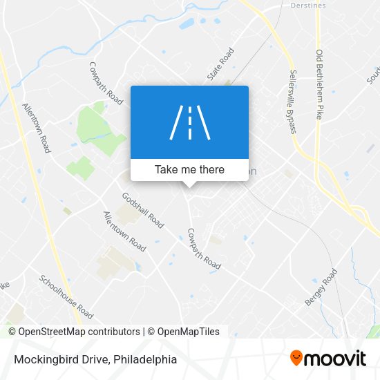 Mockingbird Drive map