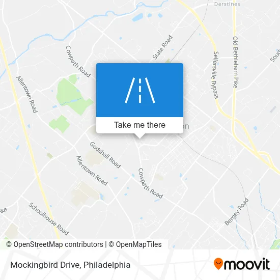 Mockingbird Drive map