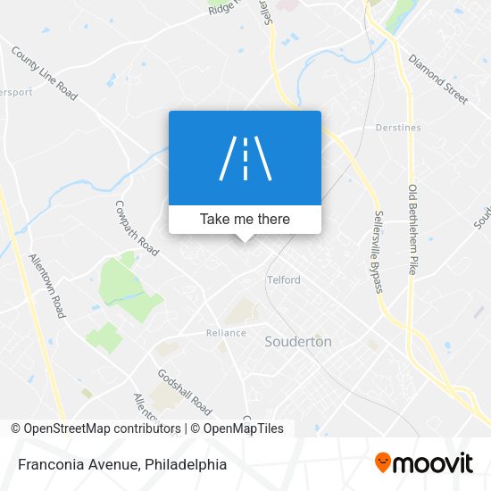Franconia Avenue map