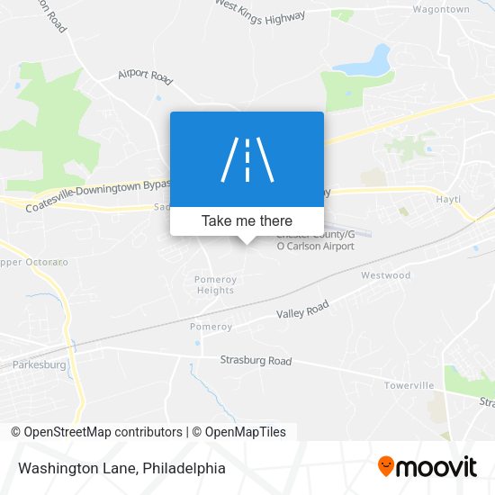 Mapa de Washington Lane