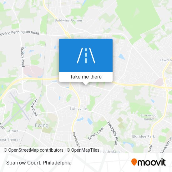 Mapa de Sparrow Court