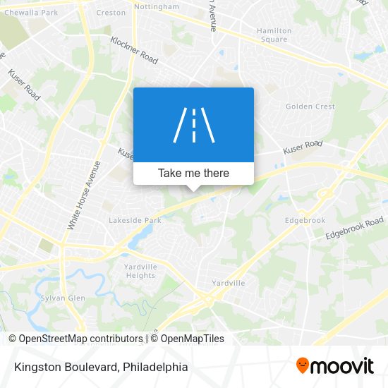 Kingston Boulevard map