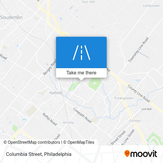 Columbia Street map