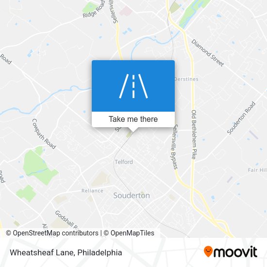 Wheatsheaf Lane map